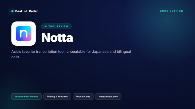 Notta review image