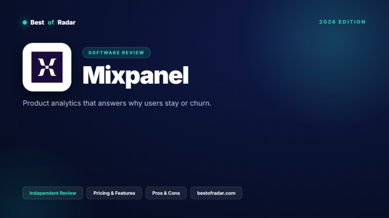 Mixpanel review image