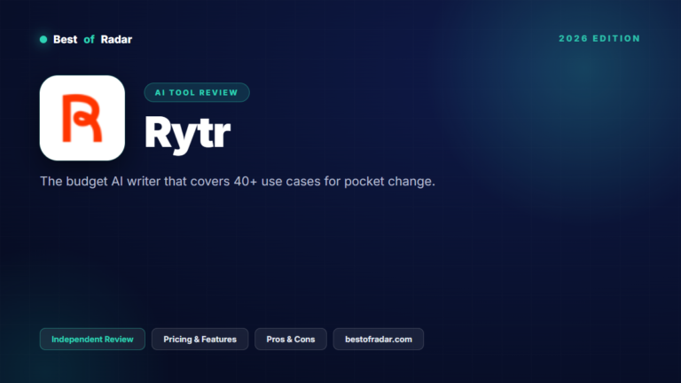 Rytr review image
