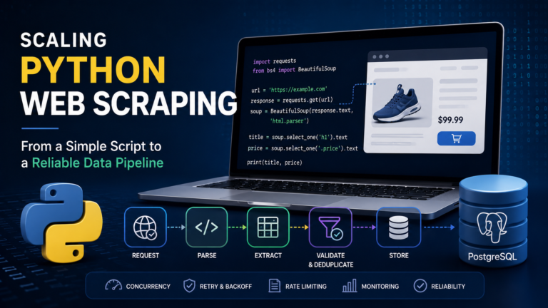 Scaling Python Web Scraping: From a Simple Script to a Reliable Data Pipeline
